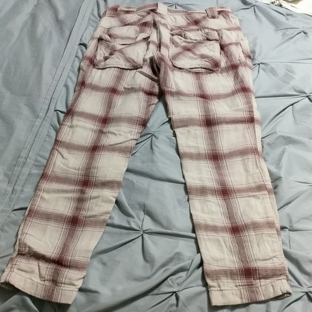 High Waisted Plaid Trousers + - image 2